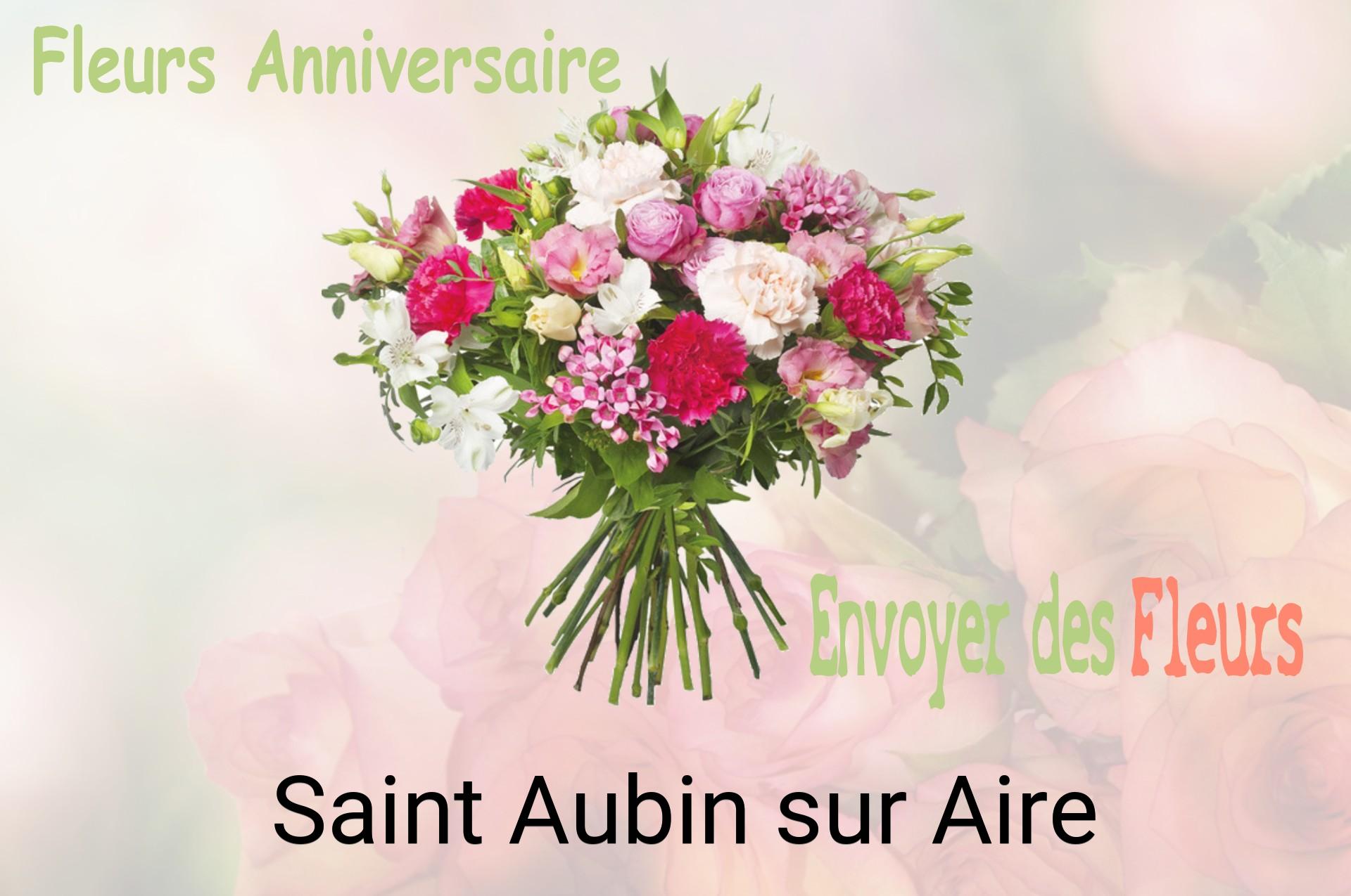 Bouquet de fleurs d’anniversaire livré à Saint-Aubin-sur-Aire