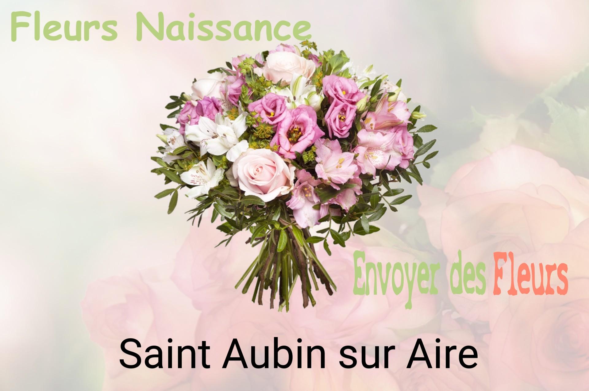 Bouquet de fleurs de naissance livré à Saint-Aubin-sur-Aire